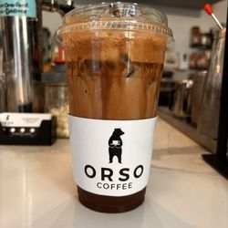Orso Coffee - Large 4 shot shaken espresso with mocha !!!