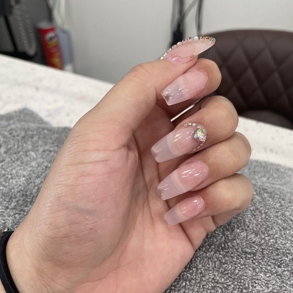 Brittany Nails - I had to get them replaced at another salon the next morning before my baby shower - Nail Salons Near Me - Alta Loma, California