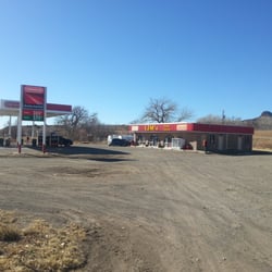 Service station right off the highway.