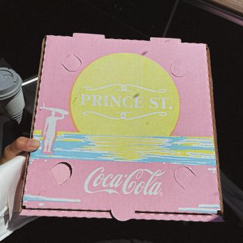 Prince Street Pizza - Cute togo box - Pizza Near Me - Malibu, California