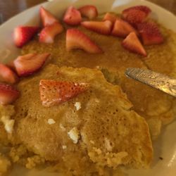 Cracker Barrel Old Country Store - Regular strawberry pancakes.