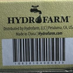 No Stress Hydroponics - Side of a box of ten sterile scalpels