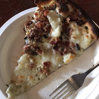 BAR - Mashed potato bacon pizza. Taste was good, but crust was a little overdone and too crunchy for my taste. - Pizza Near Me - New Haven, Connecticut