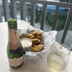 Brut and fried pickles