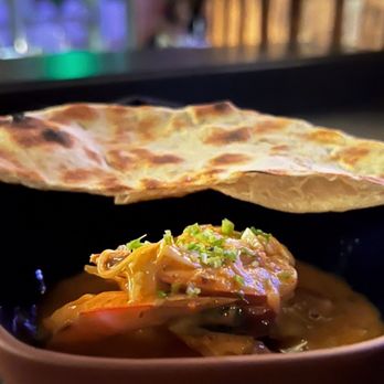 Ember Kitchen - Shrimp Scampi...10 out of 10!! Sauce is addicting. - Latin American Near Me - Austin, Texas