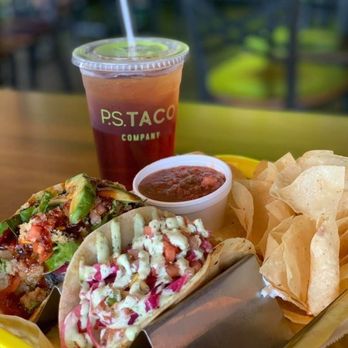 P.S. Taco - a plate of tacos and chips - Tacos Near Me - Saraland, Alabama P.S. Taco - a plate of tacos and chips - Tacos Near Me - Saraland, Alabama