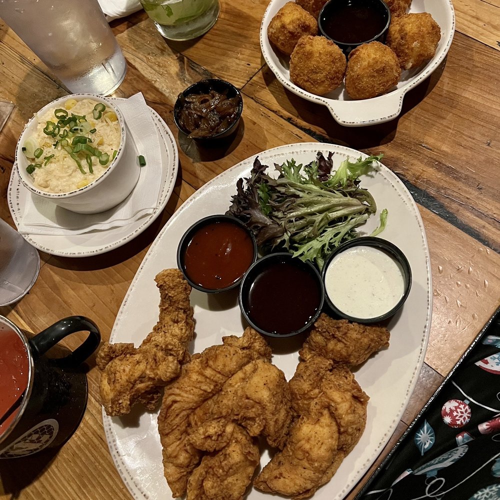 North Coop - Chicken Strips, Cheese Grits and Mac & Cheese Balls - Southern Near Me - Excelsior, Minnesota North Coop - Chicken Strips, Cheese Grits and Mac & Cheese Balls - Southern Near Me - Excelsior, Minnesota