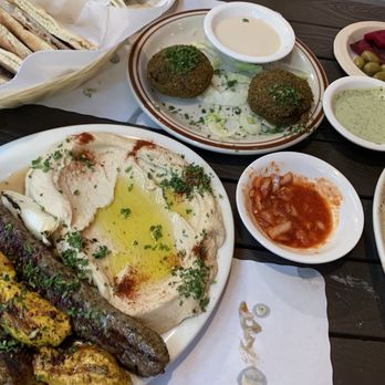 Old Jerusalem Restaurant - Meat combo, stuffed falafels, Jerusalem salad - Mediterranean Near Me - San Francisco, California