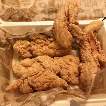 Wingstop - Chicken tenders. Our 4-piece order came with 5 but we only ate 2....not bad tenders but I'll stick to the ones at Sweetwater! - Chicken Wings Near Me - Centreville, Virginia Wingstop - Chicken tenders. Our 4-piece order came with 5 but we only ate 2....not bad tenders but I'll stick to the ones at Sweetwater! - Chicken Wings Near Me - Centreville, Virginia