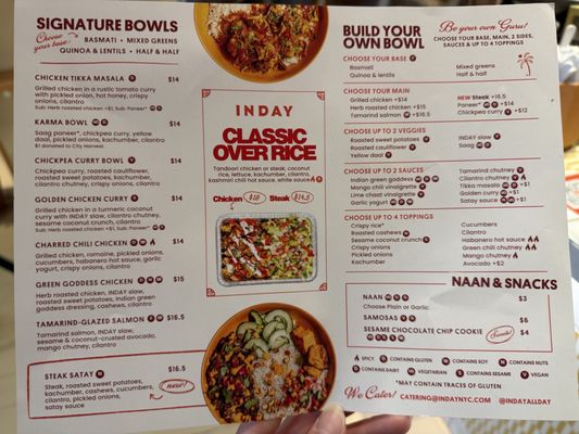 Menu photo 2 INDAY New York, NY Menu photo 2 INDAY New York, NY