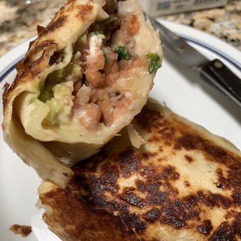 Photo of La Taqueria - San Francisco, CA, United States. Carne asada super burrito (Dorado style)