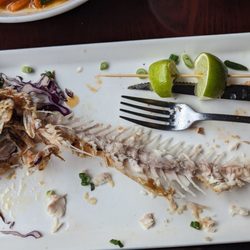 Cravin Thai - Was a red snapper with a Thai sauce with vegetables it was so good