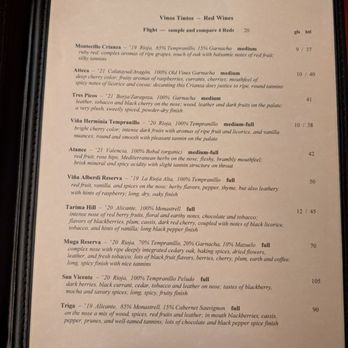 Dali Restaurant & Tapas Bar - menu - Spanish Near Me - Somerville, Massachusetts