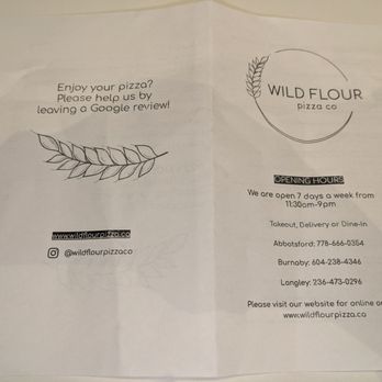 Wild Flour Pizza - Pizza Near Me - Burnaby, British Columbia