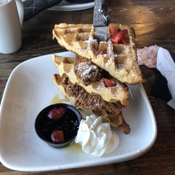 The District - Fried chicken and waffles - American Near Me - Providence, Rhode Island The District - Fried chicken and waffles - American Near Me - Providence, Rhode Island