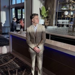 Mens Suits King Fashion - Great tan suit that made me mog everyone