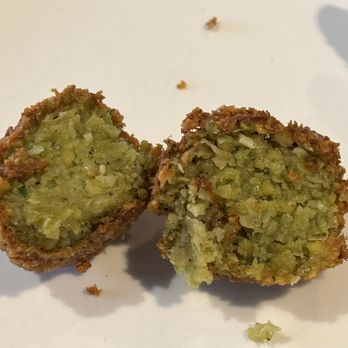 KoPita Authentic Mediterranean - Close up of their crunchy tender falafel - Vegan Near Me - Knoxville, Tennessee KoPita Authentic Mediterranean - Close up of their crunchy tender falafel - Vegan Near Me - Knoxville, Tennessee