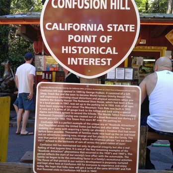 Confusion Hill - Historical marker - Amusement Parks Near Me - Piercy, California Confusion Hill - Historical marker - Amusement Parks Near Me - Piercy, California