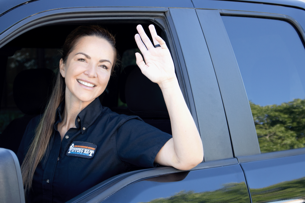 Slide of Tipping Hat