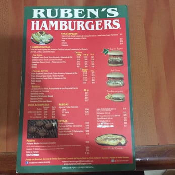 Ruben's Hamburgers - Burgers Near Me - Granjas del Marquez, GRO Ruben's Hamburgers - Burgers Near Me - Granjas del Marquez, GRO