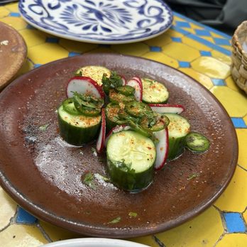 Las Montañas - Salted and Smashed cucumber - Mexican Near Me - Aspen, Colorado