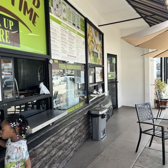 World Empanadas - There are a couple tables for outdoor seating - Latin American Near Me - Burbank, California