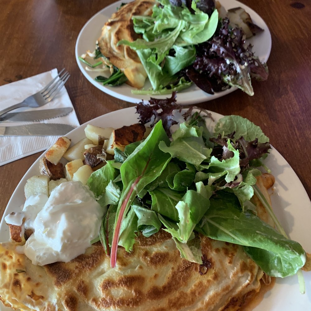 Higher Grounds Coffee House - Top picture is Chicken Delight Crepe and bottom one is Puttanesca Crepe - Coffee & Tea Near Me - San Francisco, California Higher Grounds Coffee House - Top picture is Chicken Delight Crepe and bottom one is Puttanesca Crepe - Coffee & Tea Near Me - San Francisco, California