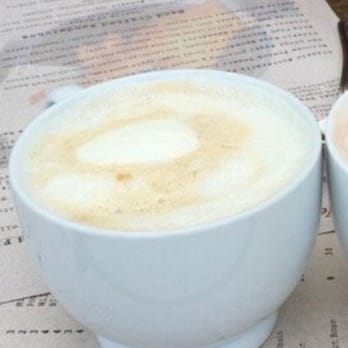 High Hand Cafe - My Soy Vanilla Latte in a huge mug. - New American Near Me - Loomis, California High Hand Cafe - My Soy Vanilla Latte in a huge mug. - New American Near Me - Loomis, California