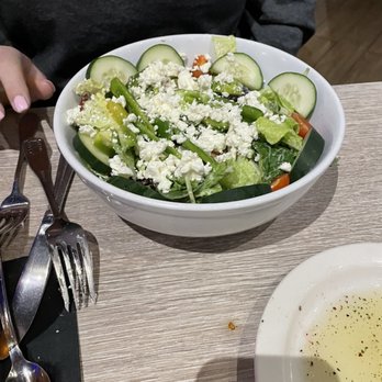 Nundini Chef's Table - Greek salad was awesome! No olives though - Italian Near Me - Houston, Texas