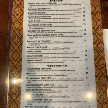 Burma Burma - Lunch Menu - Burmese Near Me - Dublin, California Burma Burma - Lunch Menu - Burmese Near Me - Dublin, California