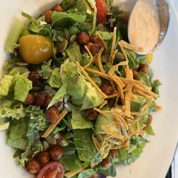 Lure Fish House - Salad for 15 dollars: mostly lettuce - Seafood Near Me - Porter Ranch, California