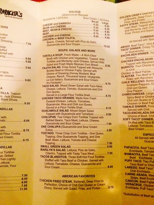 Menu photo 7 Papacita's Mexican Restaurant Longview, TX Menu photo 7 Papacita's Mexican Restaurant Longview, TX