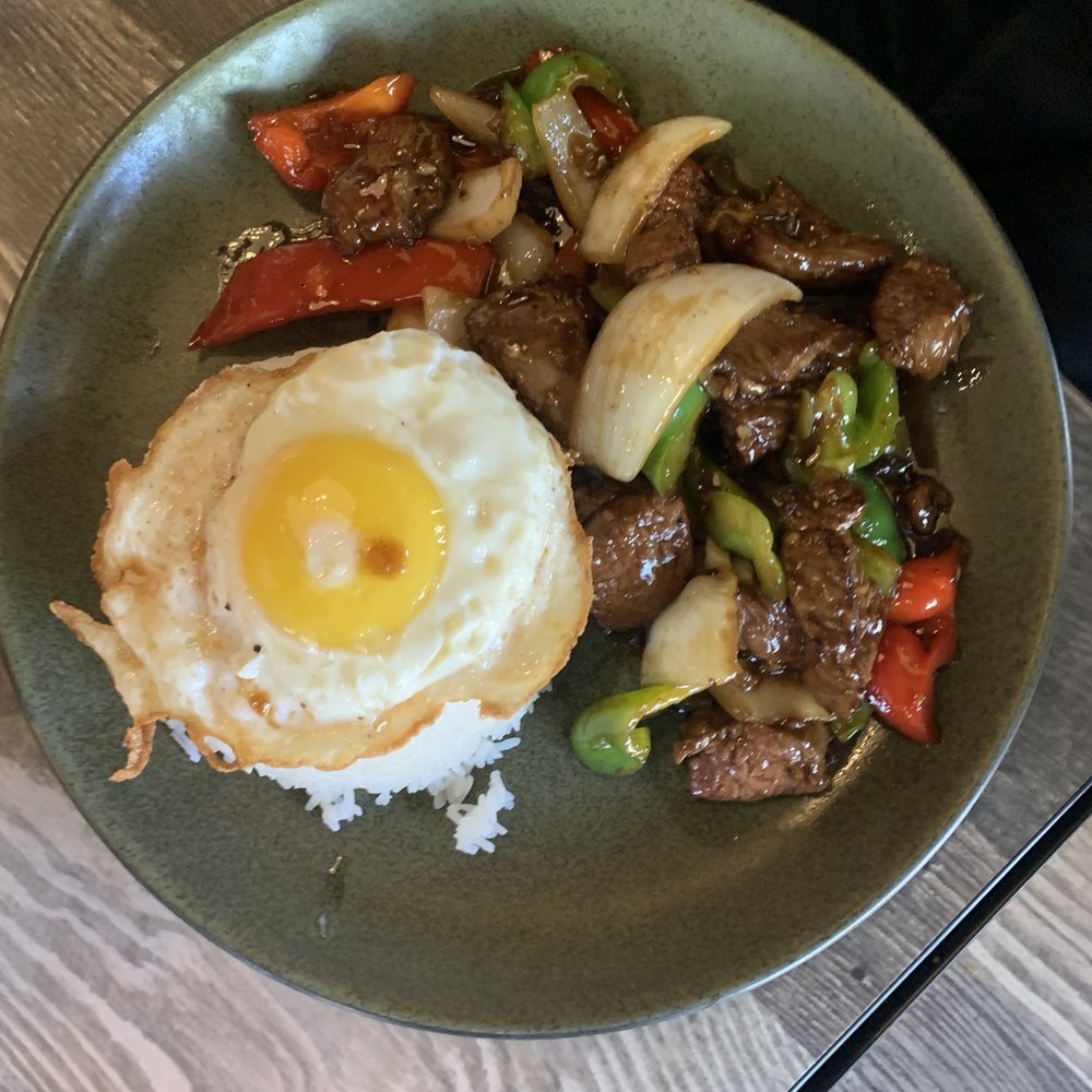 Papaya Renton Landing - Sauteed Steak Cubes & Fried egg Rice - Vietnamese Near Me - Renton, Washington Papaya Renton Landing - Sauteed Steak Cubes & Fried egg Rice - Vietnamese Near Me - Renton, Washington