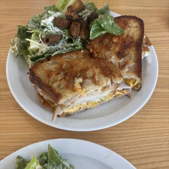 Ash & Elm Cider - Customized Grilled Cheese with Turkey and Caesar Salad - Cideries Near Me - Indianapolis, Indiana Ash & Elm Cider - Customized Grilled Cheese with Turkey and Caesar Salad - Cideries Near Me - Indianapolis, Indiana