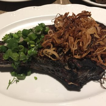 Gravity Tavern - BONE-IN RIBEYE STEAK 20 OZ 14-18 day dry aged by flannery beef, green bean chimmichurri, crispy shallots - Steakhouses Near Me - Mill Valley, California Gravity Tavern - BONE-IN RIBEYE STEAK 20 OZ 14-18 day dry aged by flannery beef, green bean chimmichurri, crispy shallots - Steakhouses Near Me - Mill Valley, California
