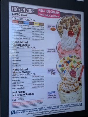 Menu photo 2 Sonic Drive-In Avon, IN