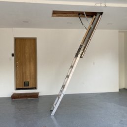 Access to storage attic