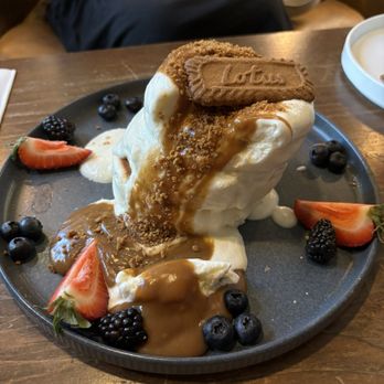 Escape 360 - Biscoff souffle pancakes - Cafes Near Me - McKinney, Texas