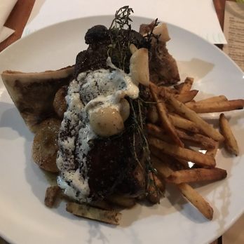 1608 Crafthouse - Pan Roasted Ribeye w/ marrow and truffle fries - Gastropubs Near Me - Virginia Beach, Virginia