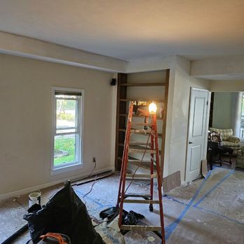 Repair Master 22 - a ladder in the middle of a room - Handyman Near Me Repair Master 22 - a ladder in the middle of a room - Handyman Near Me