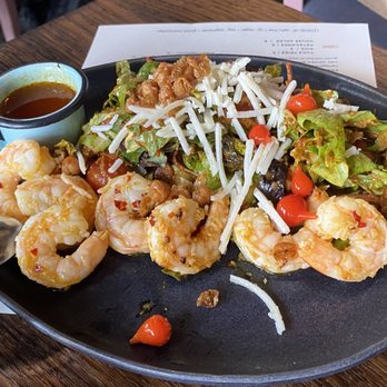 Parche - Ensalada del Norte with Grilled Shrimp - Colombian Near Me - Oakland, California