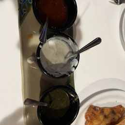 Three dipping sauces Three dipping sauces