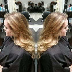 Baby highlights and blonde bayalage