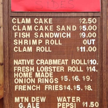 Nance's Seafood Shanty - Half the menu - Seafood Near Me - Harpswell, Maine Nance's Seafood Shanty - Half the menu - Seafood Near Me - Harpswell, Maine