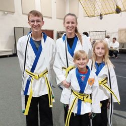 Focus Family Martial Arts Academy - Us graduating to our yellow belts!!