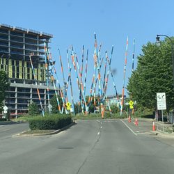 The Stix Statue - The Stix by German artist Christian Moeller