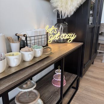 Cozy Coffee - Love the neon sign with feathers - Coffee & Tea Near Me - Westminster, Colorado