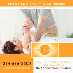 The Stretch Bar - Stretching is great physical therapy in Dallas, Texas. Visit The Stretch Bar in Dallas: 4520 W. Lovers Ln, Suite B.