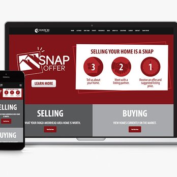 Abovo - Web Design | Hatch Realty | Front End Design and Development - Marketing Near Me - Fargo, North Dakota