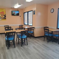 Daylight Donuts - This is the small seating area.